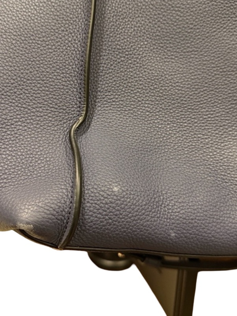 Tod’s Double T Ring Leather 2-Way Tote Bag Navy Blue - Picture 14 of 15